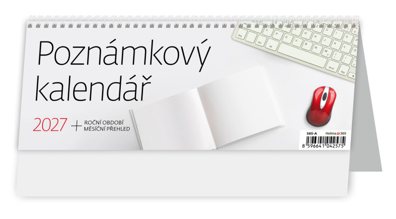Stolní kalendář 2027 Helma Poznámkový