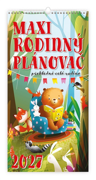 Nástěnný kalendář 2027 Helma MAXI rodinný plánovač