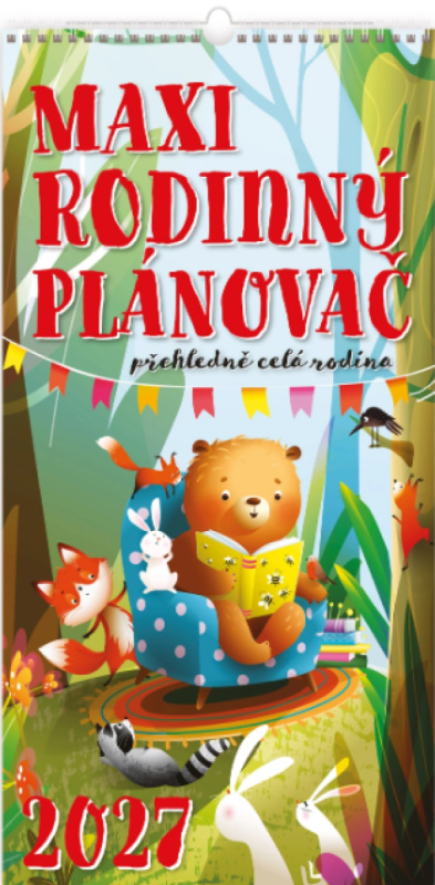 Nástěnný kalendář 2027 Helma MAXI rodinný plánovač