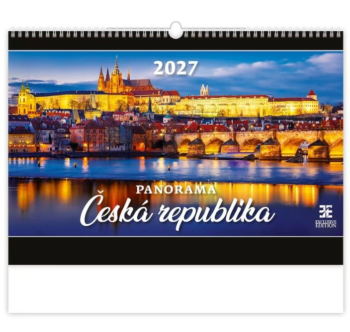 Nástěnný kalendář 2027 Helma Panorama – Česká republika
