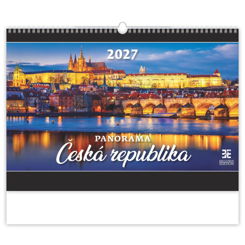 Nástěnný kalendář 2027 Helma Panorama – Česká republika