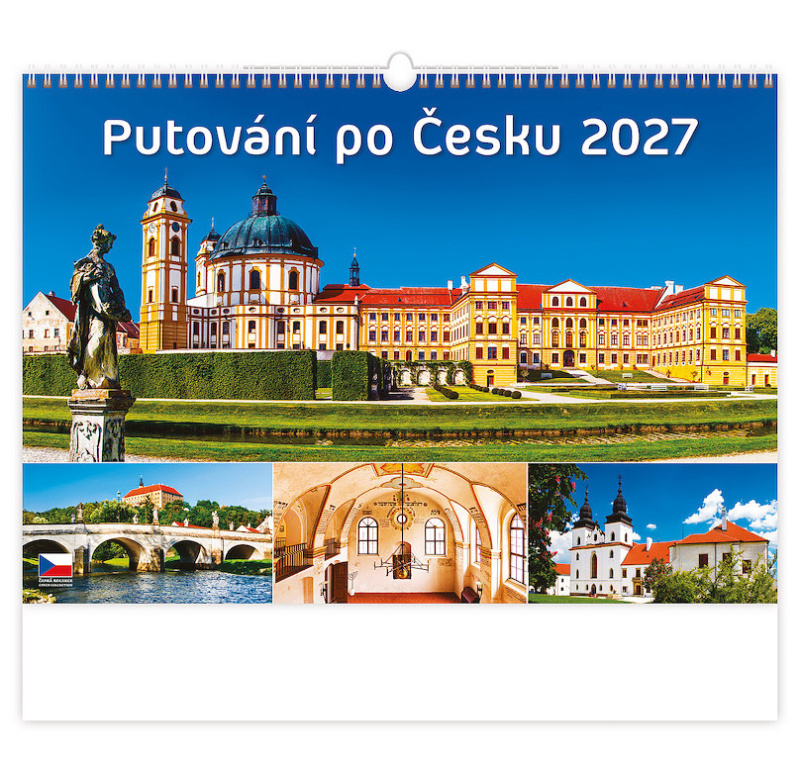 Nástěnný kalendář 2027 Helma Putování po Česku