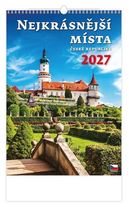 Nástěnný kalendář 2027 Helma Nejkrásnější místa České republiky