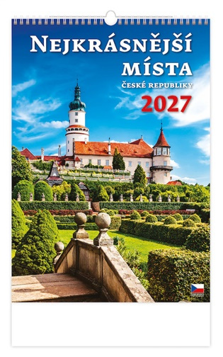 Nástěnný kalendář 2027 Helma Nejkrásnější místa České republiky