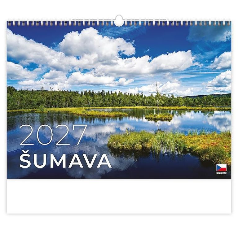 Nástěnný kalendář 2027 Helma Šumava