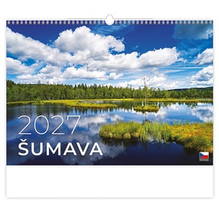 Nástěnný kalendář 2027 Helma Šumava