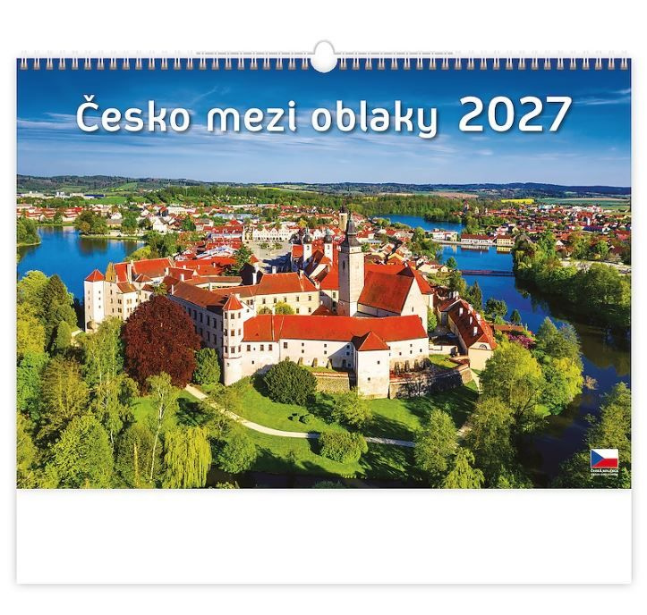 Nástěnný kalendář 2027 Helma Česko mezi oblaky