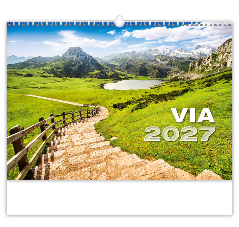 Nástěnný kalendář 2027 Helma Via