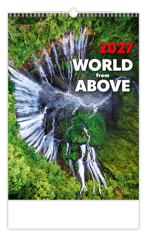 Nástěnný kalendář 2027 Helma World from Above
