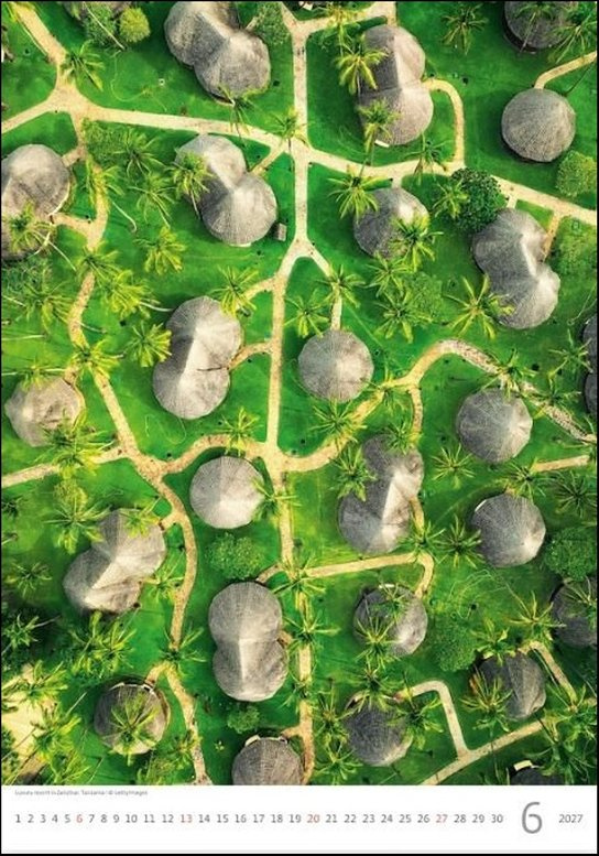 Nástěnný kalendář 2027 Helma World from Above