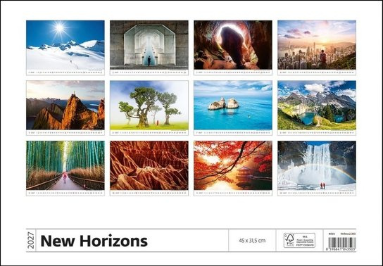 Nástěnný kalendář 2027 Helma New Horizons