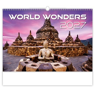Nástěnný kalendář 2027 Helma World Wonders