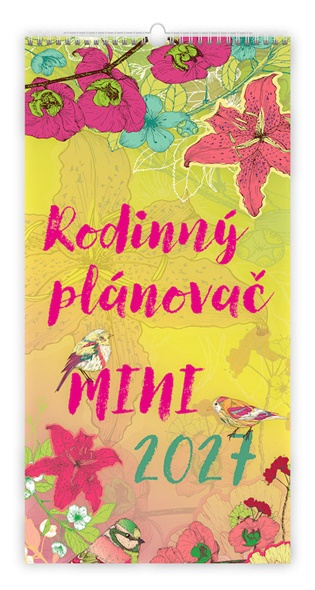 Nástěnný kalendář 2027 Helma MINI rodinný plánovač