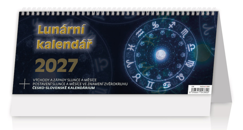 Lunární kalendář 2027 - stolní kalendář -  Autor Neuveden
