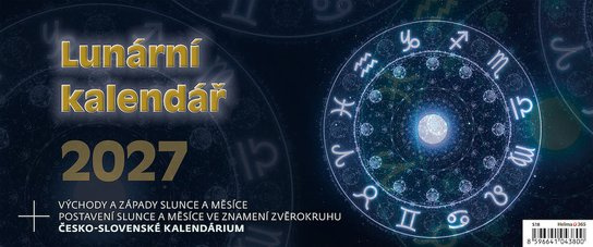 Lunární kalendář 2027 - stolní kalendář -  Autor Neuveden