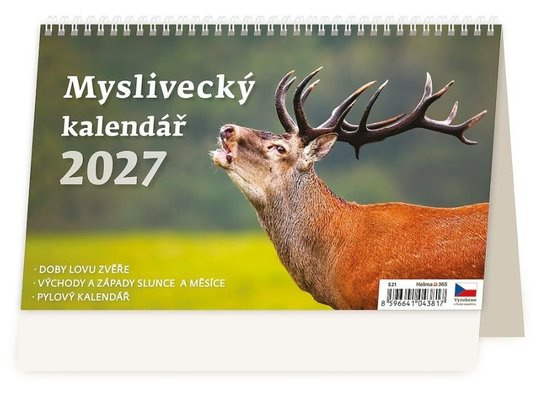 Stolní kalendář 2027 Helma Myslivecký kalendář