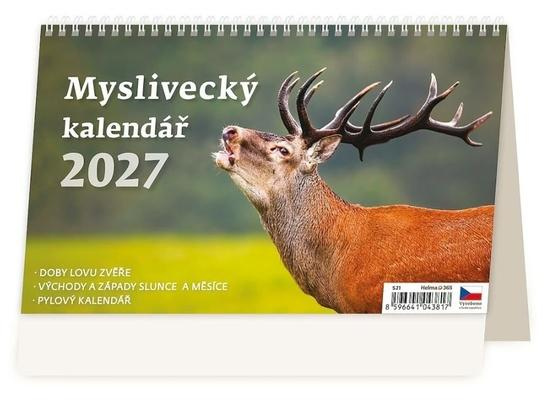 Stolní kalendář 2027 Helma Myslivecký kalendář
