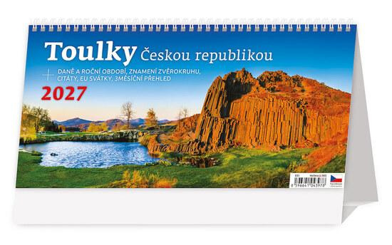 Stolní kalendář 2027 Helma Plánovací Toulky Českou republikou