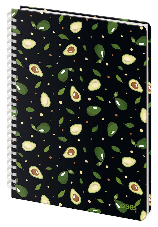 College blok A5 linka 80ls - Avocado