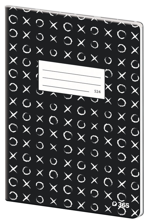 Sešit 524 papírové desky - Tic-tac-toe Helma 365