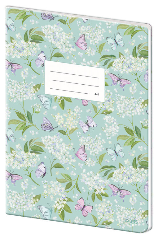 Sešit 444 papírové desky - Butterfly Helma 365