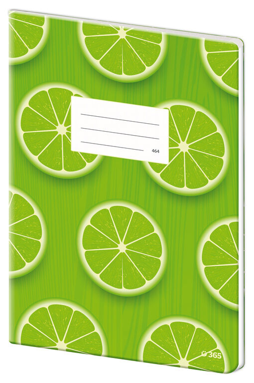 Sešit 464 papírové desky - Lime Helma 365