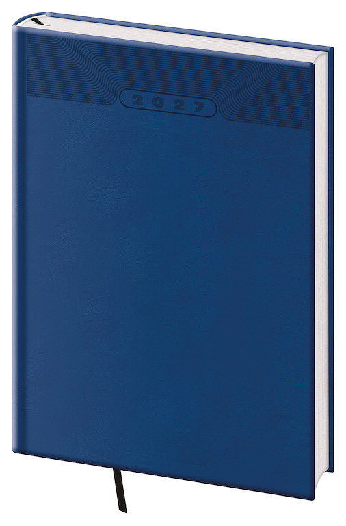 Denní diář 2027 Helma A5 Print Classic modrá