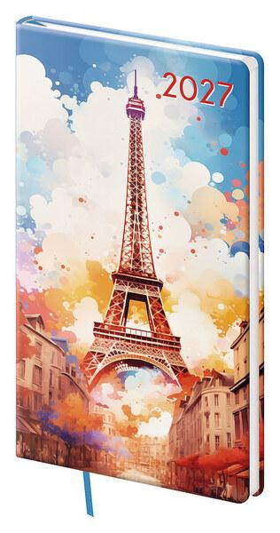 Týdenní diář 2027 Helma kapesní Vario Lyra Paris