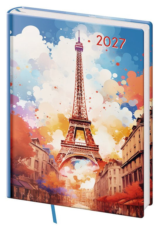 Denní diář 2027 Helma B6 Vario Lyra Paris