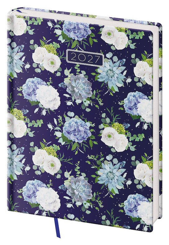 Denní diář 2027 Helma B6 Vario Lyra Floral
