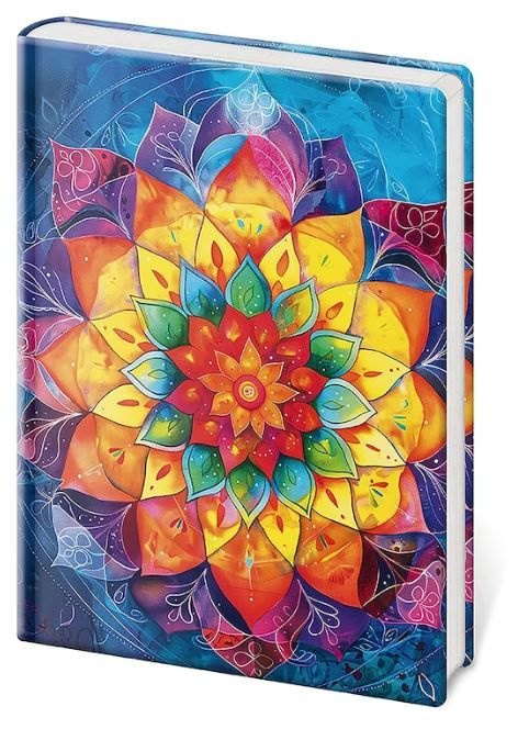 Linkovaný zápisník Vario L - Mandala Helma 365