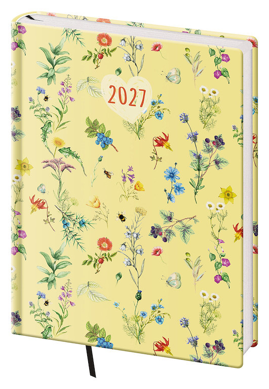 Denní diář 2027 Helma B6 Vario Lyra Botanica