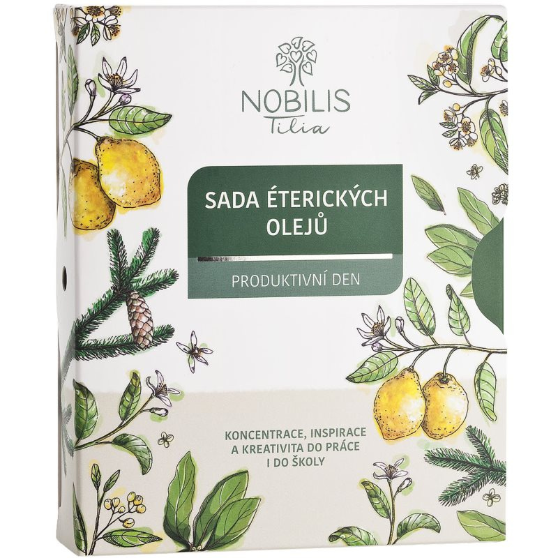 NOBILIS TILIA Sada éterických olejů produktivní den