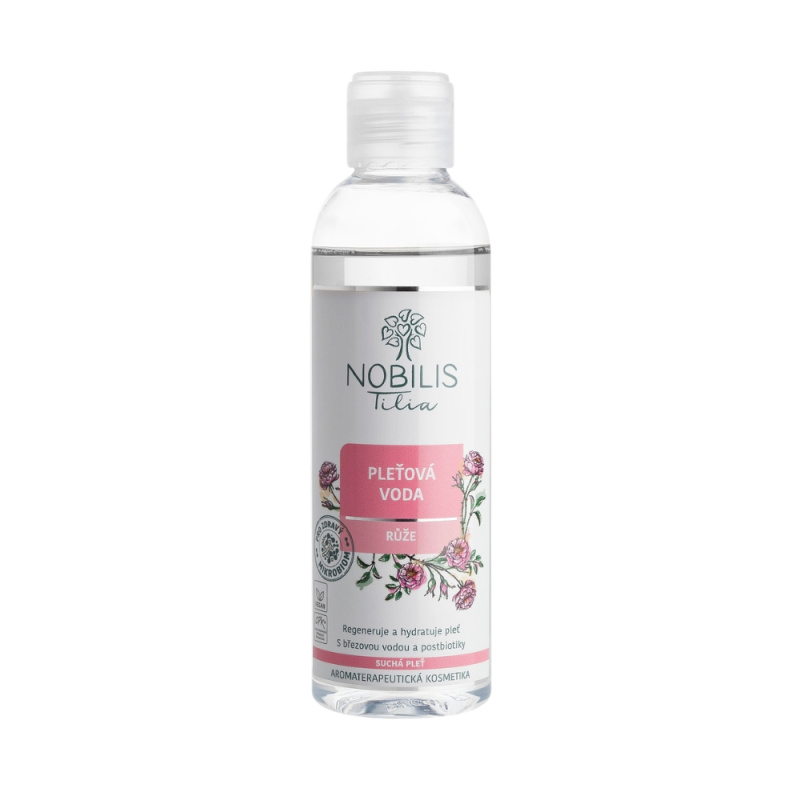 Nobilis Tilia Pleťová Voda Růže hydratační pleťová voda proti stárnutí 200 ml