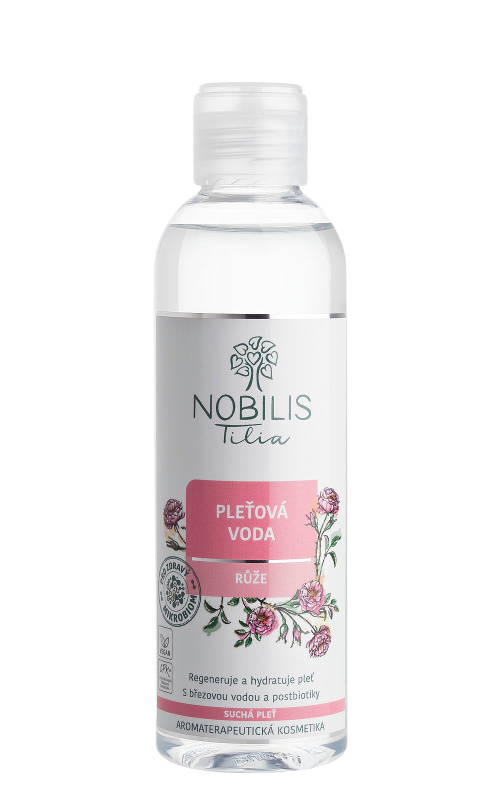 Nobilis Tilia Pleťová Voda Růže hydratační pleťová voda proti stárnutí 200 ml