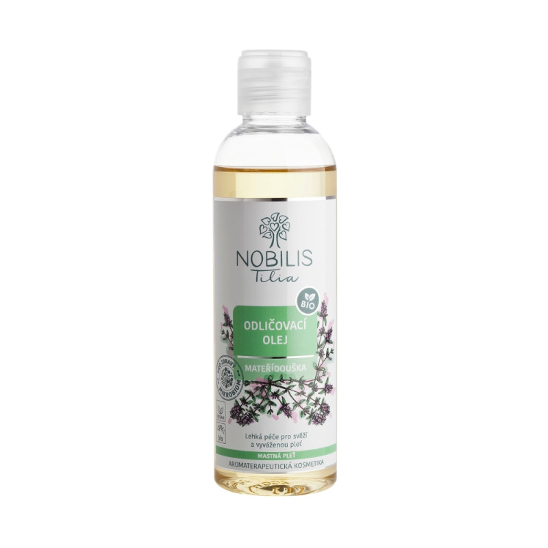 Nobilis Tilia Odličovací Olej Mateřídouška odličovací olej pro mastnou pleť 200 ml