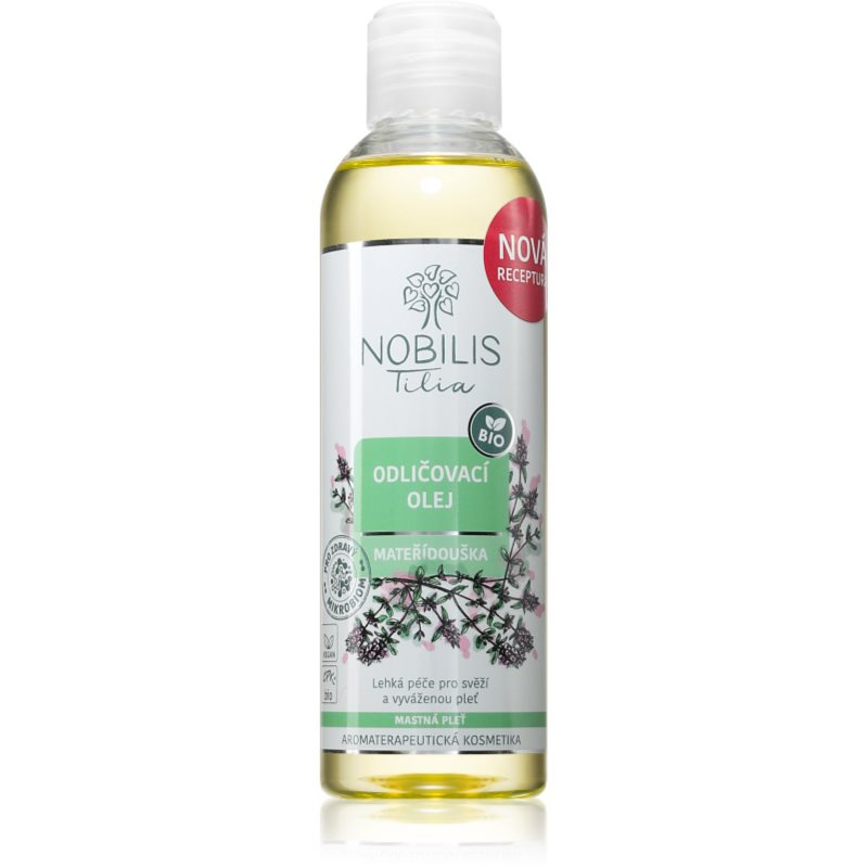 Nobilis Tilia Odličovací Olej Mateřídouška odličovací olej pro mastnou pleť 200 ml