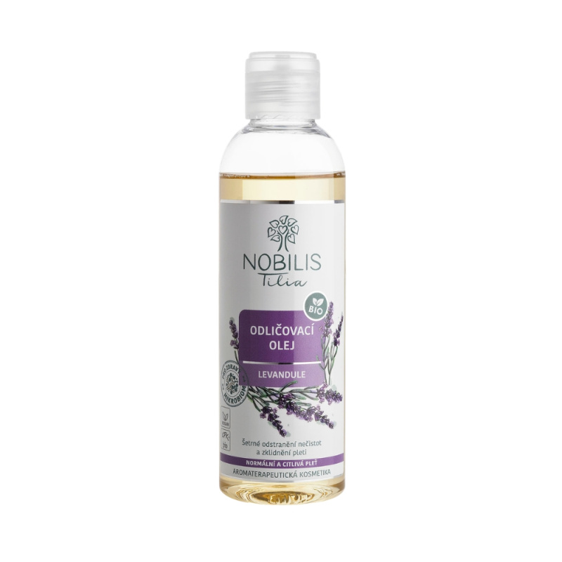 Nobilis Tilia Odličovací Olej Levandule odličovací olej Levandule se zklidňujícím účinkem 200 ml