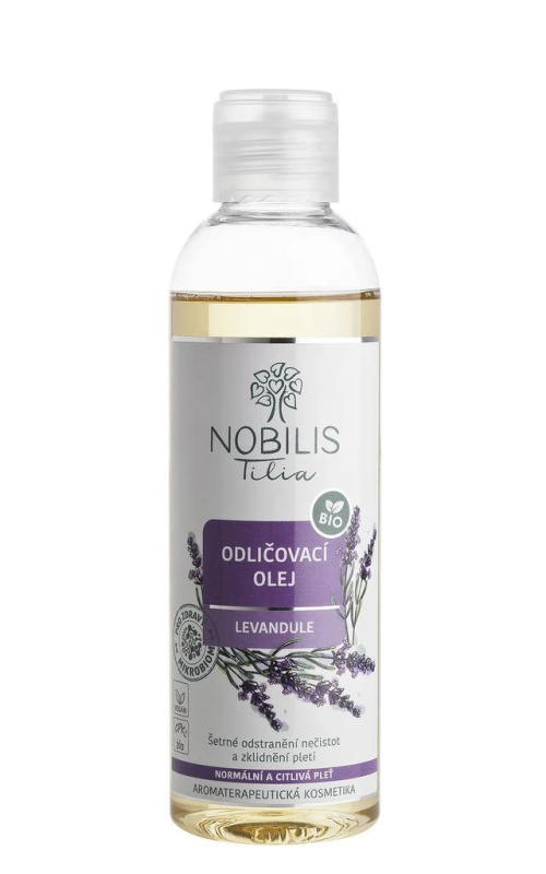 Nobilis Tilia Odličovací Olej Levandule odličovací olej Levandule se zklidňujícím účinkem 200 ml