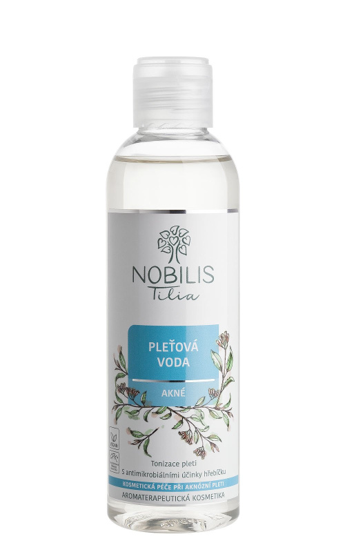 Nobilis Tilia Akné hloubkově čisticí pleťová voda pro problematickou pleť, akné 200 ml