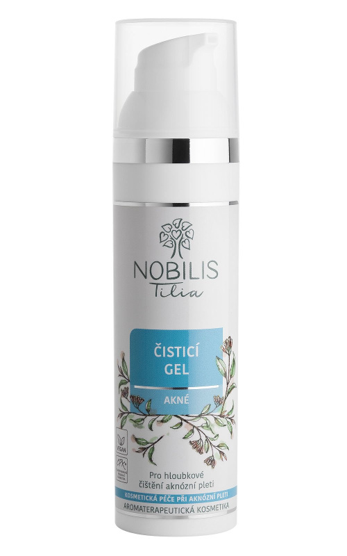Nobilis Tilia Akné hydratační čisticí gel pro mastnou pleť se sklonem k akné 75 ml