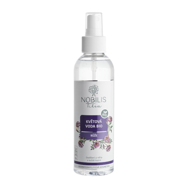 Nobilis Tilia Květová voda BIO Růže 200 ml - plast
