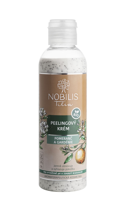 Nobilis Tilia Peelingový krém Pomeranč a gardénie 200 ml