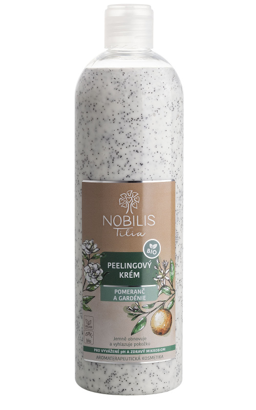 Nobilis Tilia Peelingový krém Pomeranč a gardénie 500 ml