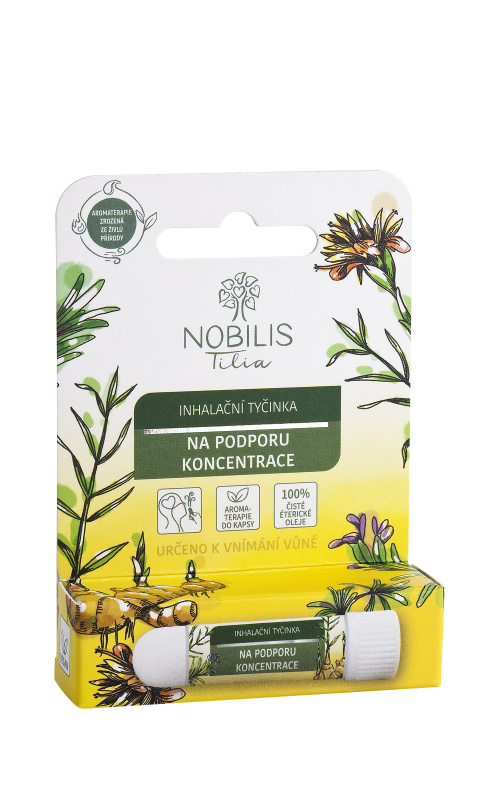 Nobilis Tilia Inhalační tyčinka na podporu koncentrace