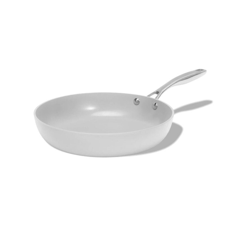 Elmich Nepřilnavá keramická pánev Vital Ø 30 cm - krémově bílá