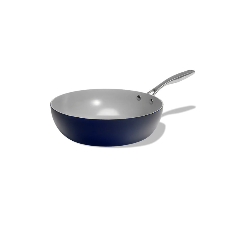 Elmich Nepřilnavá keramická Wok pánev Vital Ø 26 cm - tmavě modrá