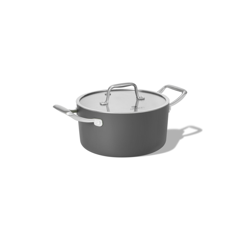 Elmich Nepřilnavý keramický hrnec Vital Ø 18 cm (2L) - tmavě šedá