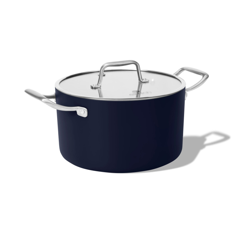 Elmich Nepřilnavý keramický hrnec Vital Ø 24 cm (5L) - tmavě modrá