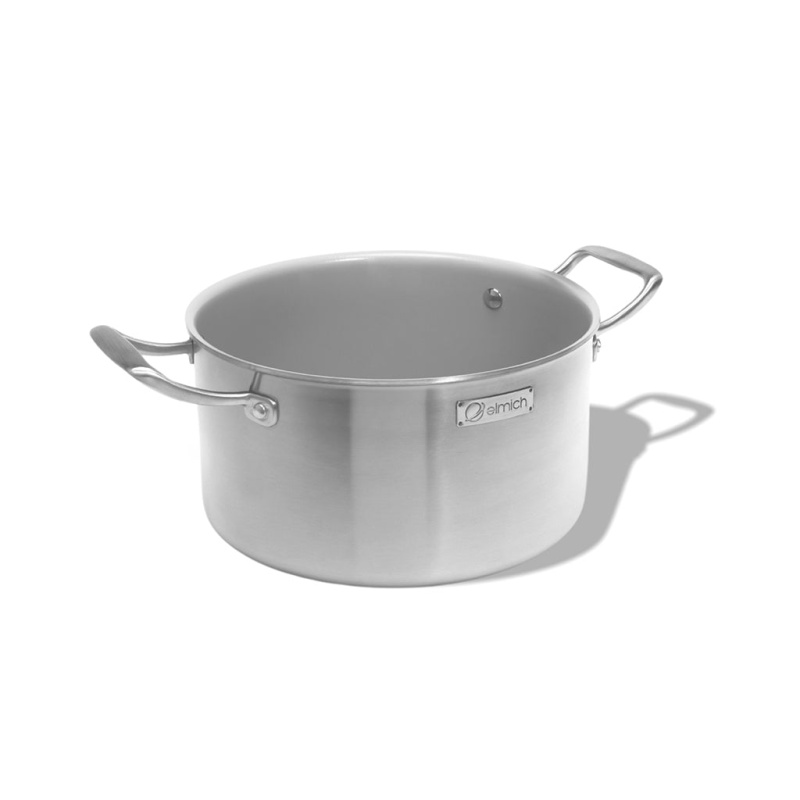 Elmich Nepřilnavý nerezový hrnec Tria Ceramic s keramickým povrchem Ø 24 cm (5L)